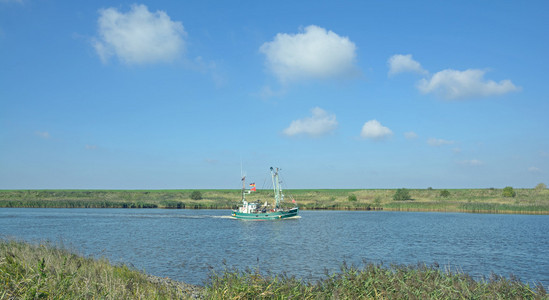 Greetsiel，东弗里斯，德国北海