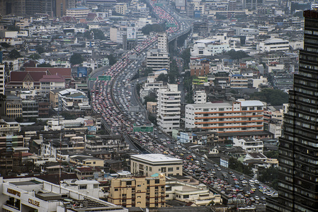 在曼谷的公路