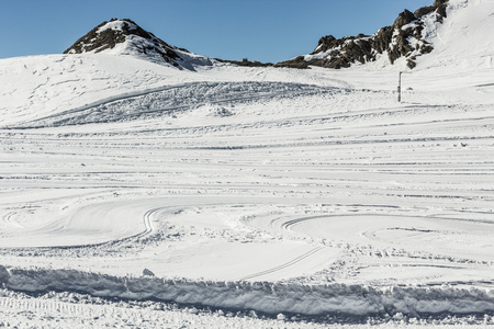 好 preparred 越野滑雪的雪背景