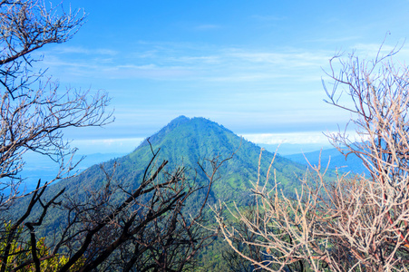 处于非活动状态的火山