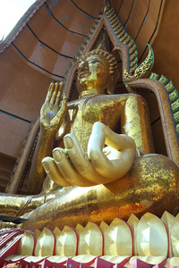 佛陀的巨型黄金映像