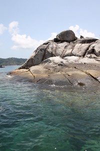 海岸线的群岛岛利普岛的景色