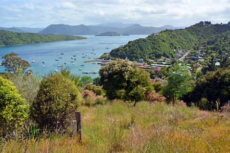 怀卡瓦湾，马尔堡山顶景色