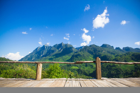 在清迈，泰国天然山景