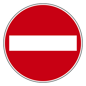 圈道路标志