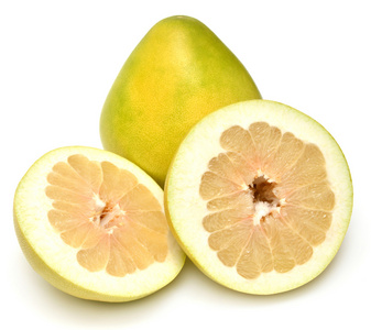 柚柚子果和花白底蜜柚分离柚果实pamelo tangerines grapefruits蜜柚