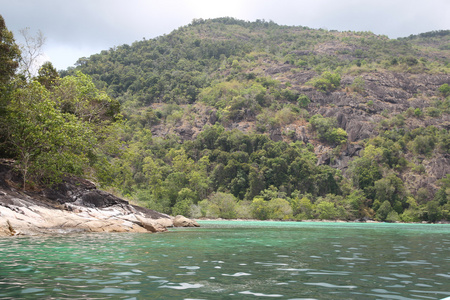 海岸线的群岛岛利普岛的景色