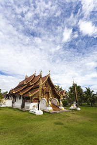 华丽的庙里拜，泰国北部的城市