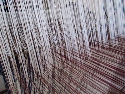 织造为纺织工业的线程