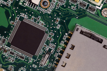 微型电子主板电子微型电路照片