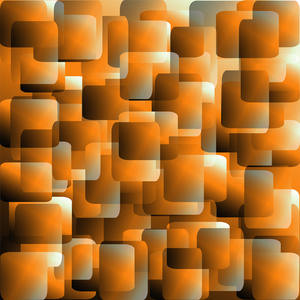 抽象的橙色方形背景矢量