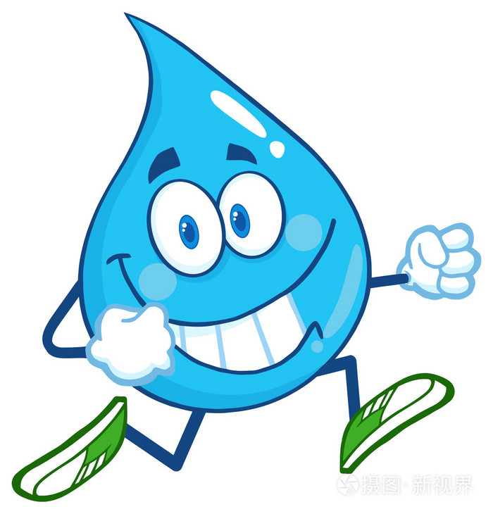 水放的卡通人物插画-正版商用图片1hs6cd-摄图新视界