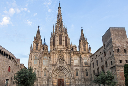 巴塞罗那的哥特式大教堂