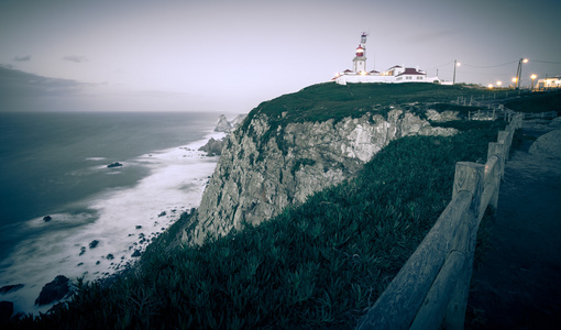 Portugal.Tinted Cabo da Roca 海角灯塔