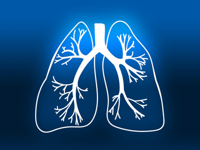 肺癌生物器官医学研究蓝图片