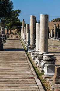 贝加蒙 Asclepeion 古代城市的废墟