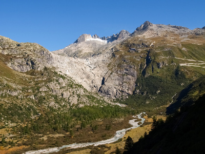 瑞士阿尔卑斯山，Furka 冰川