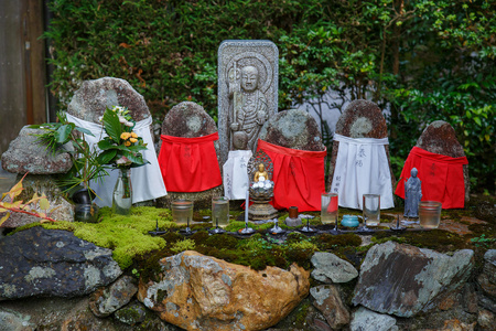 地藏菩萨在宰相 子庙的 Nanzen 寺，在日本京都