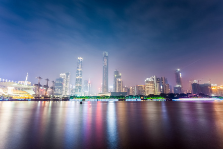 广州珠江新城夜景