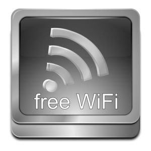 免费的无线 wifi 按钮