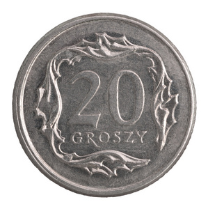 波兰 20 groszy 硬币照片
