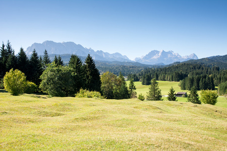 田园 Karwendel 山脉