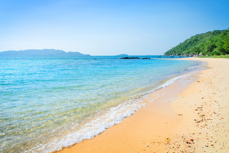 泰国的大海和沙滩自然旅行地方
