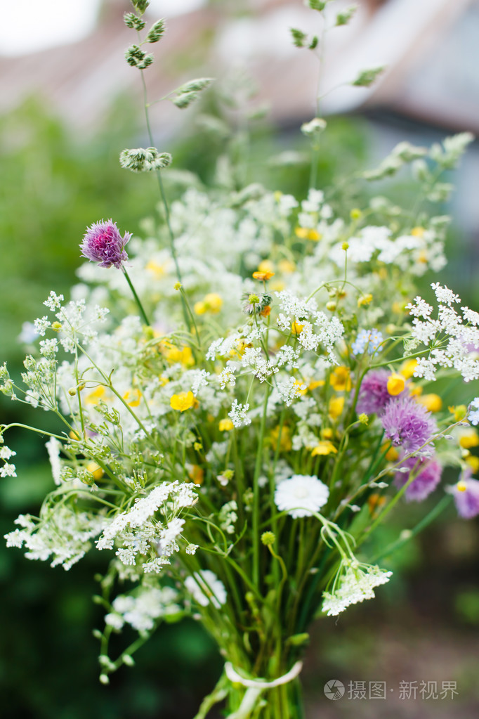 野花的花束