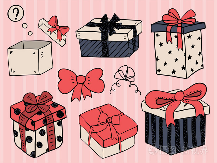 彩色礼品盒