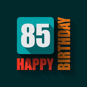 85 生日快乐背景