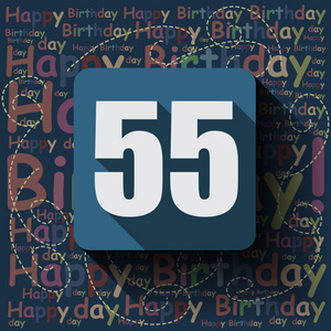 55 生日快乐背景