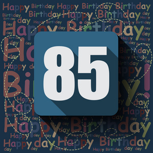 85 生日快乐背景