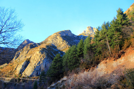 冬天，春天在比利牛斯山