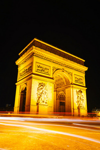 电弧在巴黎凯旋门凯旋门