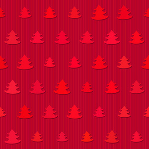 圣诞树木无缝模式