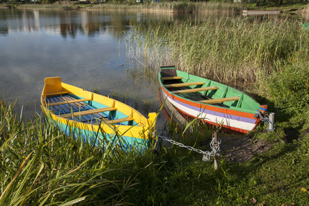 湖 Totoriskiy，Trakai，维尔纽斯