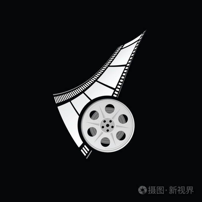 电影电影胶带卷矢量