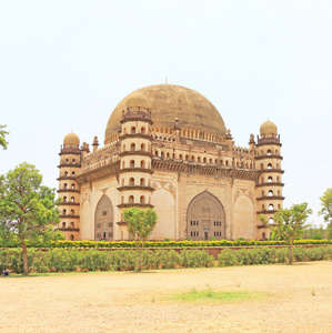 Gol 贡伯兹宫殿和陵墓比贾布尔卡纳塔克印度