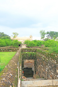 大量的印度 Chittorgarh 堡和理由拉贾斯坦邦