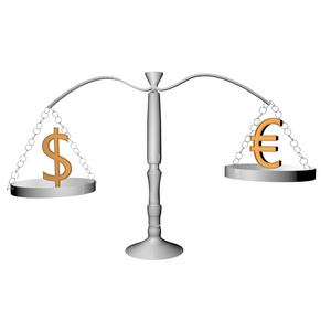 平衡与美元和欧元