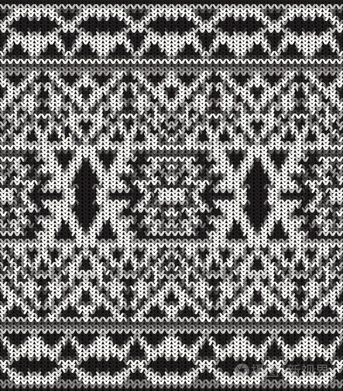 针织的纳瓦霍模式