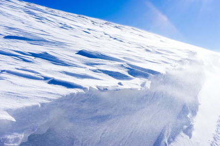 雪山 Falakro，在希腊的鸟瞰图