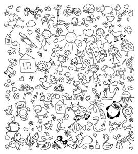 动物牛简体画图片