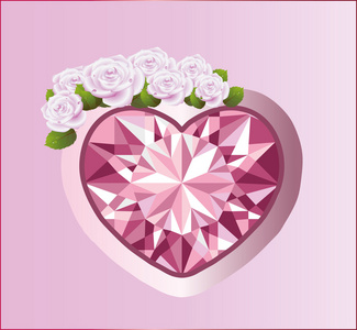 钻石与玫瑰的心