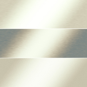 白色金属背景，银铬纹理，横幅模板