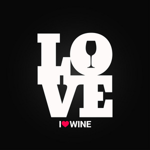 葡萄酒的概念标签背景