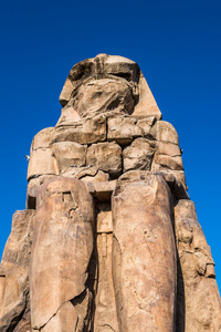 门农，卢克索，埃及法老三世的巨大石像的巨像