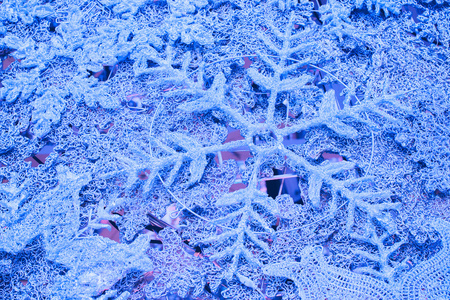 雪花圣诞背景