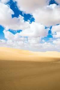 美丽的沙丘在撒哈拉沙漠，埃及