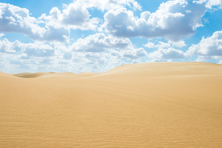 美丽的沙丘在撒哈拉沙漠，埃及